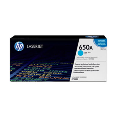 Immagine di Hp - Toner - 650A - Ciano - CE271A - 15.000 pag [CE271A]