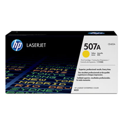 Immagine di TONER GIALLO HP 507A LASERJET ENTERPRISE 500 COLOR M551N [CE402A]