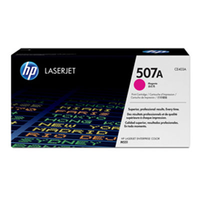 Immagine di TONER MAGENTA HP 507A LASERJET ENTERPRISE 500 COLOR M551N [CE403A]