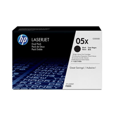 Immagine di CF. 2 TONER NERO HP LASERJET CE505X LASERJET 2055D [CE505XD]