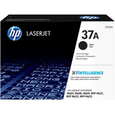 Immagine di TONER NERO HP 37A LASERJET ENTERPRISE SERIE M631-M632-M633-M607-M608-M609 [CF237A]