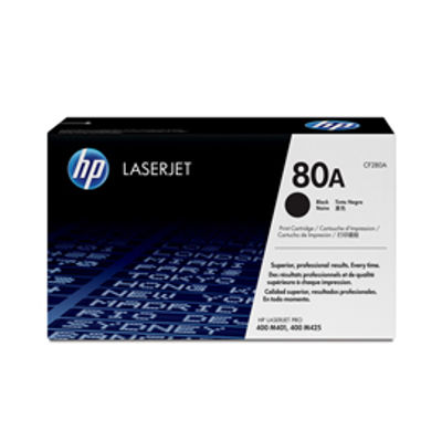 Immagine di HP 80A BLACK LASERJET TONER CARTRIDGE [CF280A]