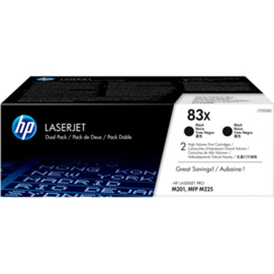 Immagine di HP - cartucce - CF283XD - toner nero, alta capacità hp83x - conf. 2 cartucce [CF283XD]