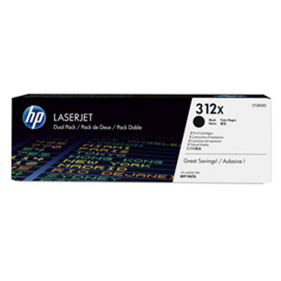 Immagine di CONFEZIONE 2 TONER NERO HP LASERJET NR.312x [CF380XD]