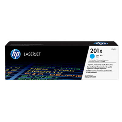 Immagine di HP 201X TONER CARTRIDGE CIANO LASER JET SERIE M252/M277 ALTA CAPACITA [CF401X]