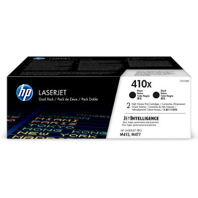 Immagine di CONFEZIONE DA 2 CARTUCCE TONER NERO ALTA CAPACITA' HP410X [CF410XD]