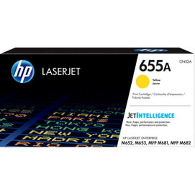 Immagine di Hp - Toner - 655A - Giallo - CF452A - 10.500 pag [CF452A]