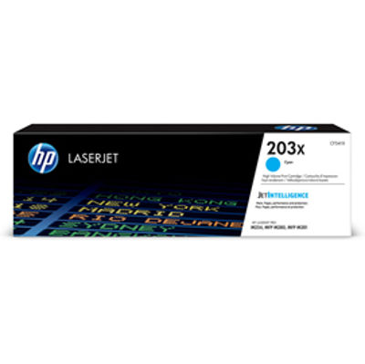 Immagine di Cartuccia toner ciano originale ad alta capacita' LaserJet HP 203X_2.500PAG [CF541X]