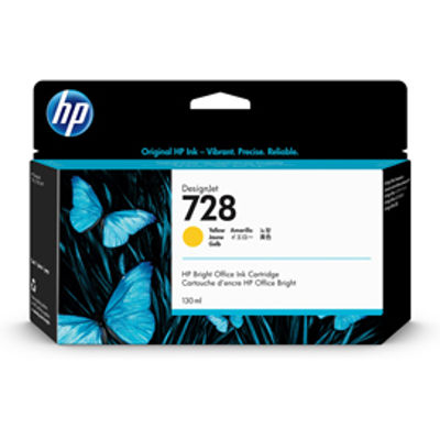 Immagine di CARTUCCIA GETTO D'INCHIOSTRO HP 728 GIALLO 130ML [F9J65A]