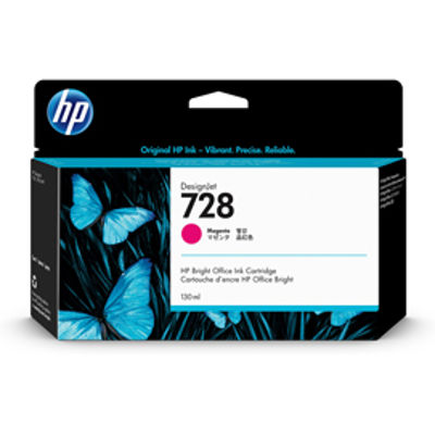 Immagine di CARTUCCIA GETTO D'INCHIOSTRO HP 728 MAGENTA 130ML [F9J66A]