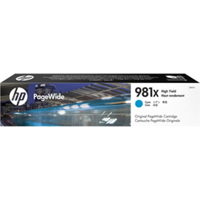 Immagine di HP - toner - L0R09A - n. 981x, ciano, pagewide, 10 000 pagine [L0R09A]