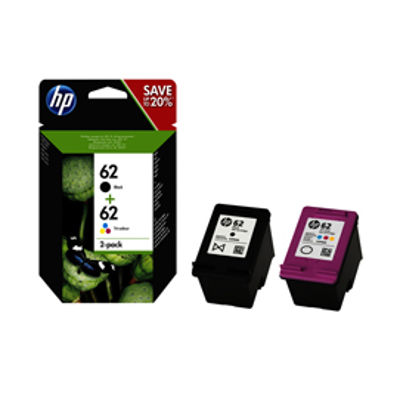 Immagine di HP 62 INK CARTRIDGE COMBO 2-Pack [N9J71AE]