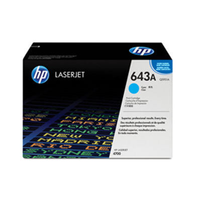 Immagine di Hp - Toner - 643A - Ciano - Q5951A - 10.000 pag [Q5951A]