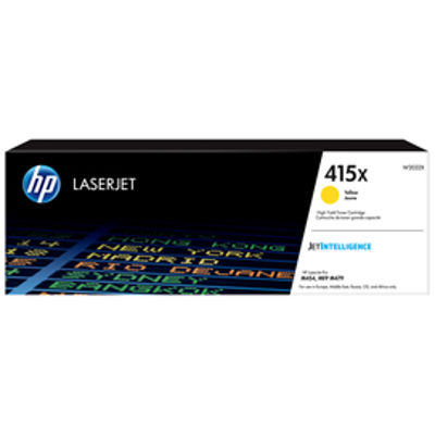 Immagine di Cartuccia toner - Giallo - 415X per HP Color LaserJet Pro M 454 Series/ Pro M 454 dn - W2032X [W2032X]