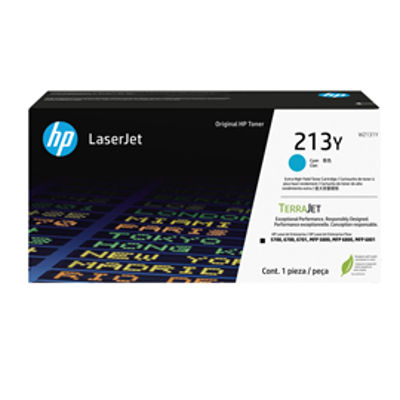 Immagine di Hp Cartuccia toner originale ciano ad altissima capacitA' LaserJet HP 213Y_ [W2131Y]