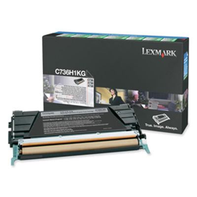 Immagine di Lexmark - Toner - Nero - C736H1KG - return program - 12.000 pag [C736H1KG]