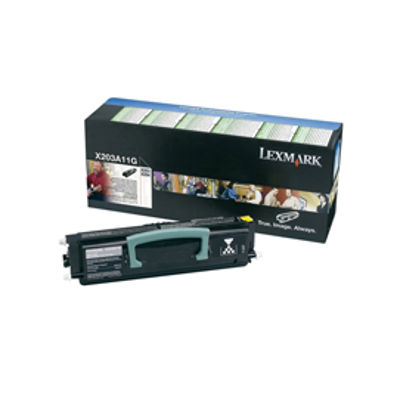 Immagine di Lexmark - Toner - Nero - X203A11G - return program - 2.500 pag [X203A11G]