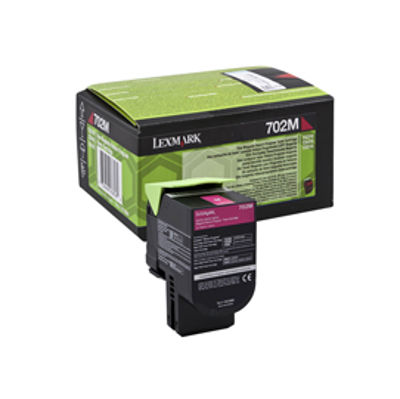 Immagine di Lexmark - Toner - Magenta - 70C20M0 - return program - 1.000 pag [70C20M0]