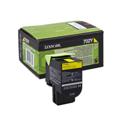 Immagine di Lexmark - Toner - Giallo - 70C20Y0 - return program - 1.000 pag [70C20Y0]