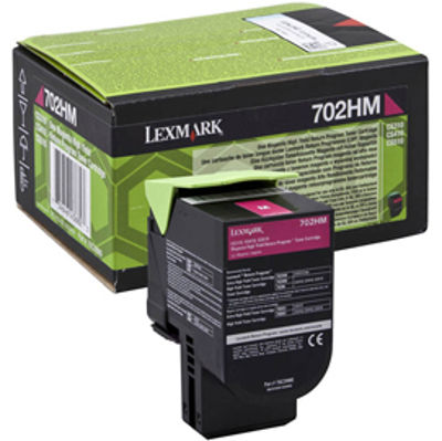 Immagine di Lexmark - Toner - Magenta - 70C2HM0 - return program - 3.000 pag [70C2HM0]