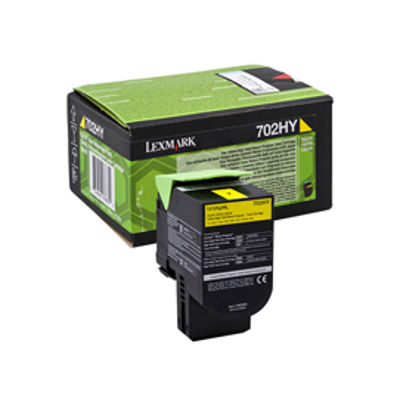 Immagine di Lexmark - Toner - Giallo - 70C2HY0 - return program - 3.000 pag [70C2HY0]