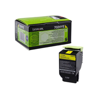 Immagine di Lexmark - Toner - Giallo - 70C2HYE - 3.000 pag [70C2HYE]