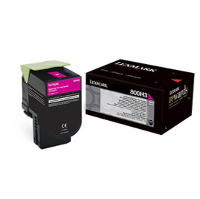 Immagine di Lexmark - Toner - Magenta - 80C0H30 - 3.000 pag [80C0H30]