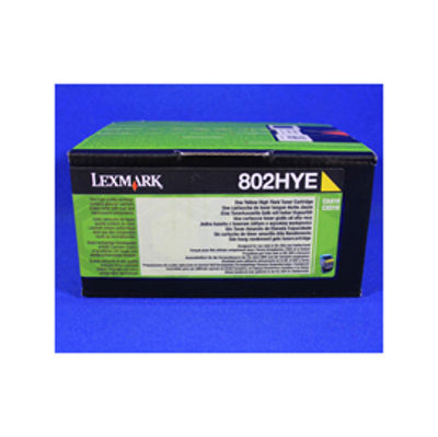 Immagine di Lexmark - Toner - Giallo - 80C2HYE - 3.000 pag [80C2HYE]