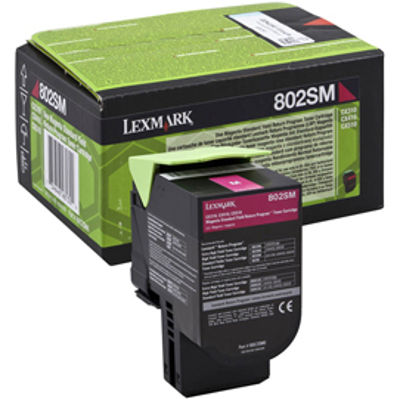 Immagine di TONER 802SM MAGENTA RETURN PROGRAM CAPACITA' STANDARD [80C2SM0]