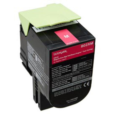 Immagine di Lexmark - Toner - Magenta - 80C2XM0 - return program - 4.000 pag [80C2XM0]