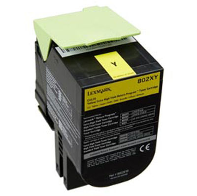 Immagine di Lexmark - Toner - Giallo - 80C2XY0 - return program - 4.000 pag [80C2XY0]