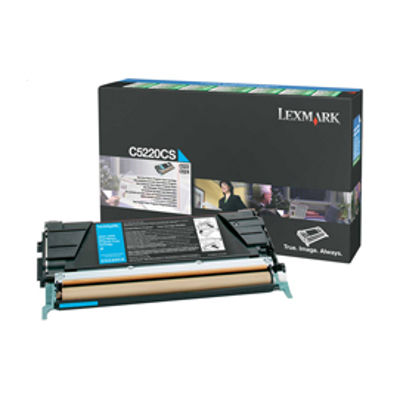 Immagine di Lexmark - Toner - Ciano - C5220CS - return program - 3.000 pag [C5220CS]