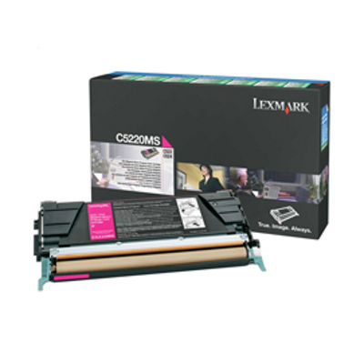 Immagine di Lexmark - Toner - Magenta - C5220MS - return program - 3.000 pag [C5220MS]