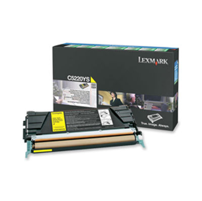 Immagine di Lexmark - Toner - Giallo - C5220YS - return program - 3.000 pag [C5220YS]