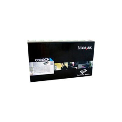 Immagine di Lexmark - Toner - Ciano - C5240CH - return program - 5.000 pag [C5240CH]