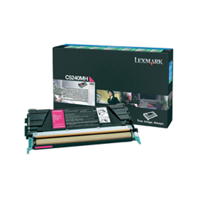 Immagine di Lexmark - Toner - Magenta - C5240MH - return program - 5.000 pag [C5240MH]