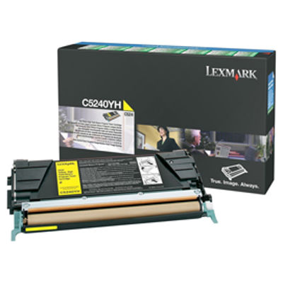 Immagine di Lexmark - Toner - Giallo - C5240YH - return program - 5.000 pag [C5240YH]