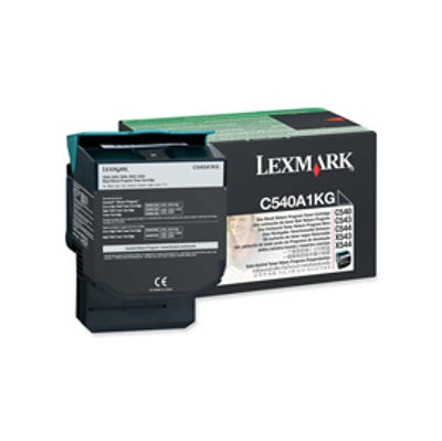 Immagine di Lexmark - Toner - Nero - C540A1KG - return program - 1.000 pag [C540A1KG]