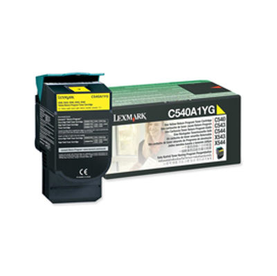 Immagine di Lexmark - Toner - Giallo - C540A1YG - return program - 1.000 pag [C540A1YG]