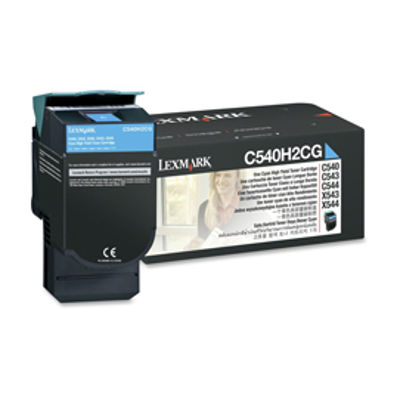 Immagine di Lexmark - Toner - Ciano - C540H2CG - non return program - 2.000 pag [C540H2CG]