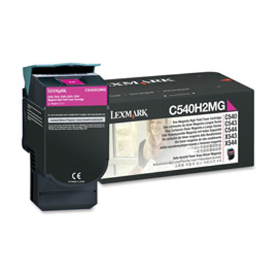 Immagine di Lexmark - Toner - Magenta - C540H2MG - non return program - 2.000 pag [C540H2MG]