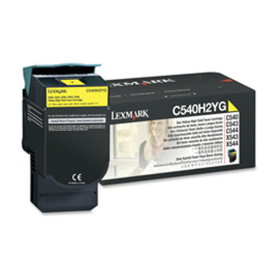 Immagine di Lexmark - Toner - Giallo - C540H2YG - non return program - 2.000 [C540H2YG]