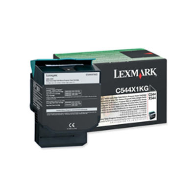 Immagine di Lexmark - Toner - Nero - C544X1KG - return program - 6.000 pag [C544X1KG]