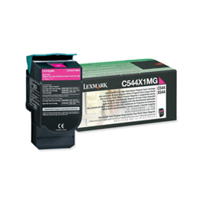 Immagine di Lexmark - Toner - Magenta - C544X1MG - return program - 4.000 pag [C544X1MG]