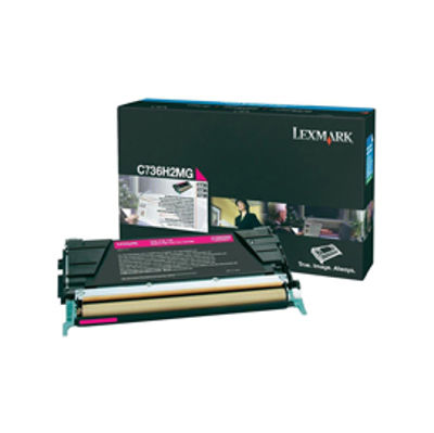 Immagine di Lexmark - Toner - Magenta - C736H2MG - non return program - 10.000 pag [C736H2MG]