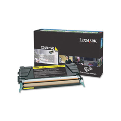 Immagine di Lexmark - Toner - Giallo - C748H1YG - return program - 10.000pag [C748H1YG]