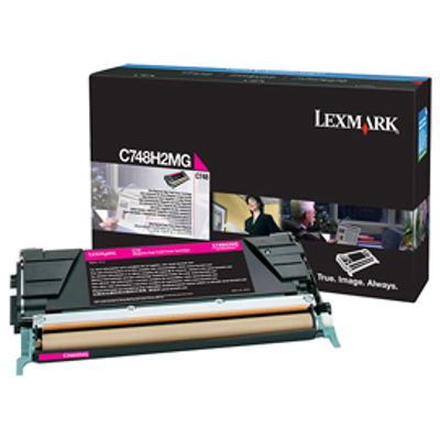 Immagine di Lexmark - Toner - Magenta - C748H2MG - non return program - 10.000 pag [C748H2MG]