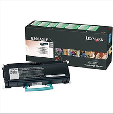 Immagine di Lexmark - Toner - Nero - E260A31E - non return program - 3.500 pag [E260A31E]