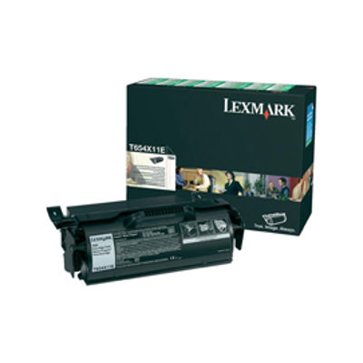 Immagine di Lexmark - Toner - Nero - T654X11E - return program - 36.000 pag [T654X11E]