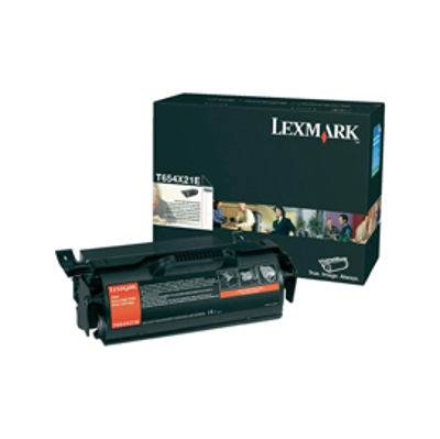 Immagine di Lexmark - Toner - Nero - T654X21E - non return program - 36.000 pag [T654X21E]